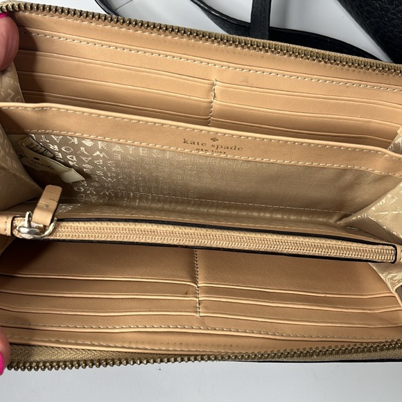 Kate Spade Leather Bag & Wallet Set Brown & Tan - Picture 6 of 13